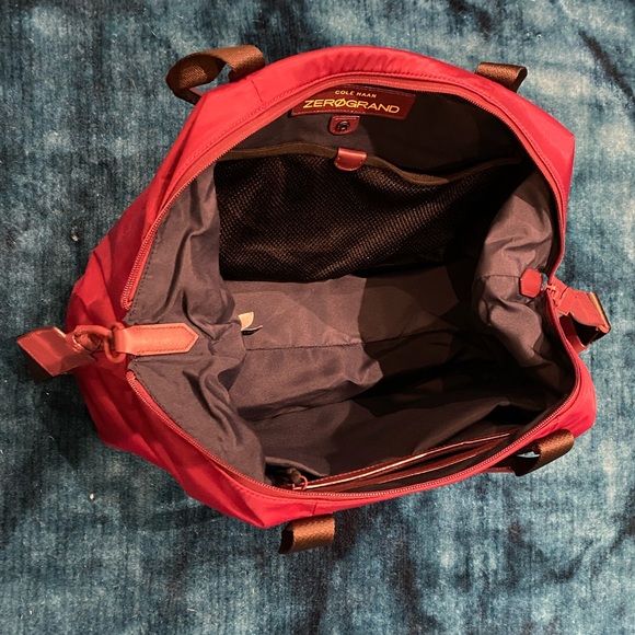 Cole Haan ZEROGRAND Wine/Burgundy handbag - Picture 2 of 9